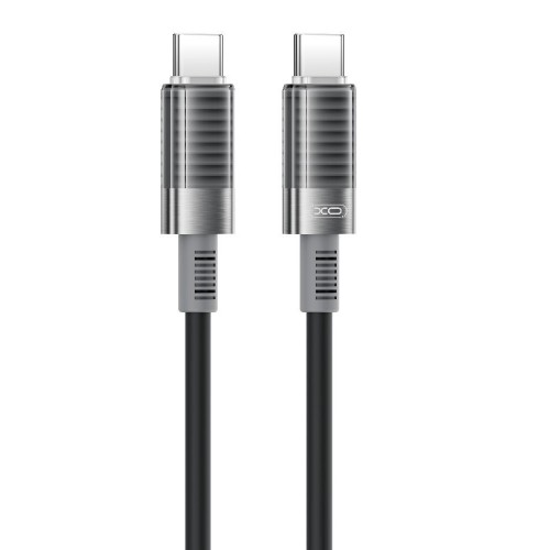 XO NB-Q282B Καλώδιο Σιλικόνης Type-c σε Type-c 60W Μαύρο (16.005.0339)