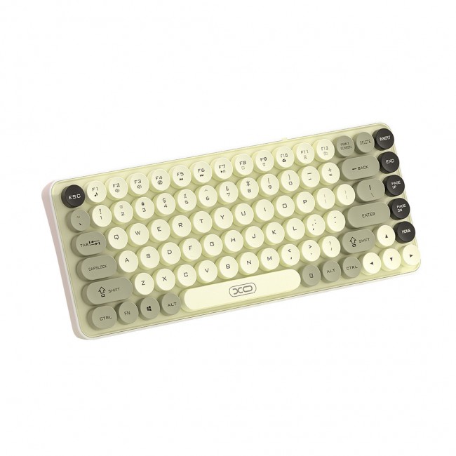 XO KB-12 Ασύρματο Bluetooth Πληκτρολόγιο Αγγλικό US Πράσινο (16.001.0312)