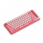 XO KB-12 Ασύρματο Πληκτρολόγιο Bluetooth Tri-Colour Ροζ (16.001.0313)