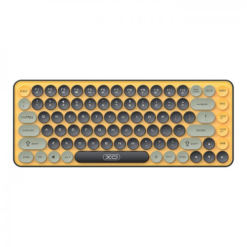 XO KB-12 Ασύρματο Bluetooth Πληκτρολόγιο Αγγλικό US Πορτοκαλί (16.001.0310)