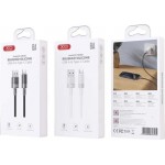 XO NB-Q282B Καλώδιο Σιλικόνης Type-c σε Type-c 60W Μαύρο (16.005.0339)