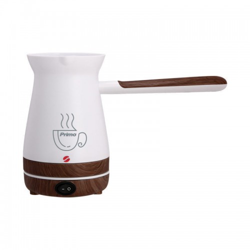 Primo PRCP-40582 Ηλεκτρικό Μπρίκι 800W με Χωρητικότητα 250ml Λευκό/Wooden