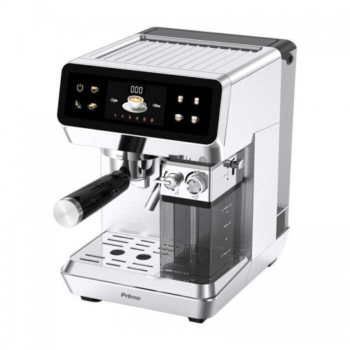 Primo PREM-40574 Μηχανή Espresso 2σε1 με Milk Frother 20Bar, Digital, Inox