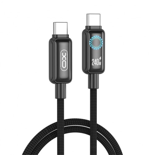 XO NB-Q312A Καλώδιο Φόρτισης & Δεδομένων USB Type-C σε Type-C 240W 1μ 16.005.0419