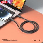 XO NB265 USB 2.0 Cable USB-C male - USB-A 15W Μαύρο 1m 16.005.0325