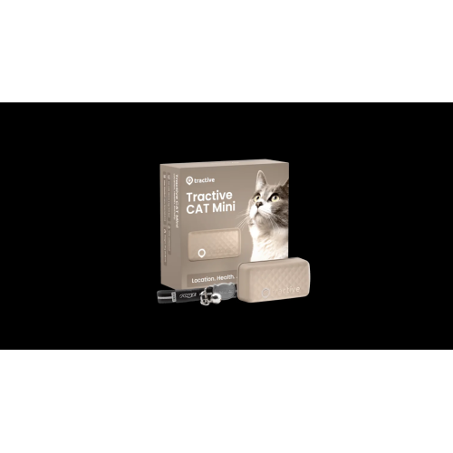 Tractive TRCAT5BR CAT mini GPS Pet Tracker Γάτας με Κολάρο Brown