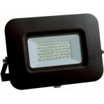 Eurolamp 147-69333 Στεγανός Προβολέας IP65 Ισχύος 50W με Θερμό Λευκό Φως σε Μαύρο χρώμα