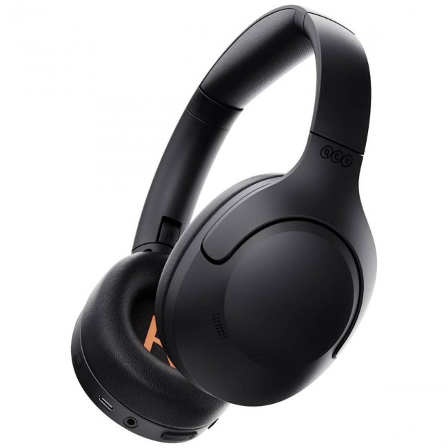 QCY H3 Lite Headset Black - Anc Noise Canceling 40mm Drivers 68ms Latency - 60h Battery - (6957141409039)