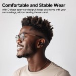 QCY Crossky C30 IPX4 Open-Ear Clip Earbuds Black 6957141409480