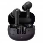 QCY HT15 Buds ANC Bluetooth Handsfree Ακουστικά με Αντοχή στον Ιδρώτα και Θήκη Φόρτισης Μαύρα