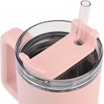 Estia Homely 01-34535  Θερμός  Straw Tumbler Rose 900ml *