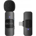 BOYA BY-V10 Wireless Lavalier Microphone for Android Mini Lapel USB-C connection