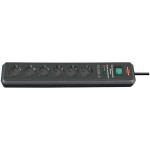 Brennenstuhl 1159540366 Πολύπριζο 6 θέσεων με Διακόπτη και Προστασία Υπέρτασης Μαύρο