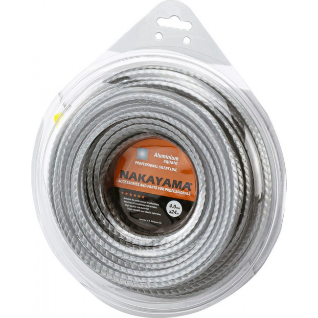 Nakayama NC1013 Μεσινέζα Αλουμινίου Τετράγωνη Μήκους 48m και Πάχους 3mm 