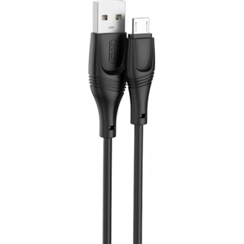 XO NB238 Regular USB 2.0 to micro USB Cable Μαύρο 1m 16.005.0358 