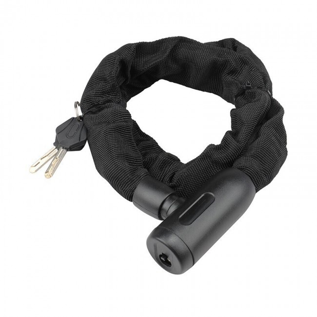 Bormann pro Blk1340 Αντικλεπτική Αλυσίδα Μοτοσυκλέτας 100cm, Πάχος 10mm,με Κλειδαρία και Επένδυση 075646 