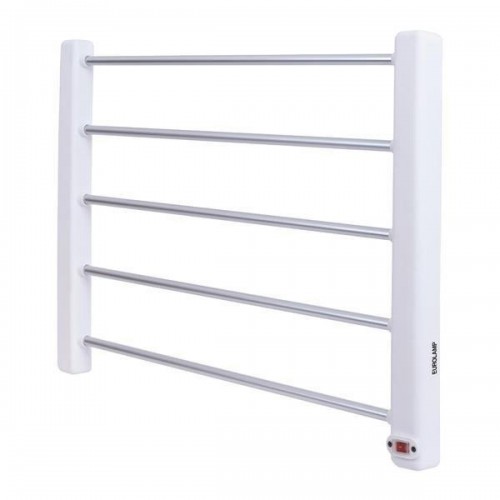 Eurolamp 300-41371 Ηλεκτρική Πετσετοκρεμάστρα 65W 60x44cm Ασημί