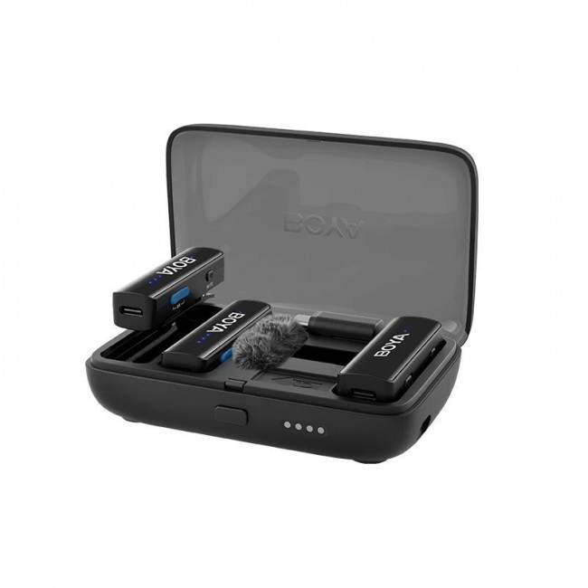 BOYA BOYALINK C2 Mobile 2 person Wireless Mic USB-C and 3,5 TRS (laptop camera phone) no Lightnintg