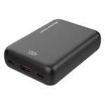 Powertech PT-1503 Power Bank 20000mAh 22.5W με Θύρα USB-A και 2 Θύρες USB-C Power Delivery / Quick Charge 4.0 Μαύρο