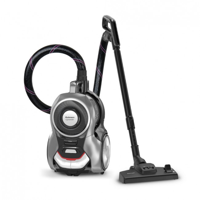 Rohnson R-1233 Ηλεκτρική Σκούπα 800W με Κάδο 4lt Γκρι 