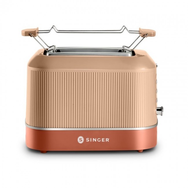 Singer Tiffanys TOA 1410TER Φρυγανιέρα 2 Θέσεων 850W Πορτοκαλί