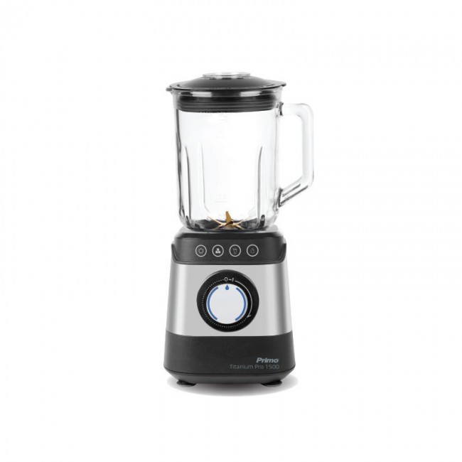 Primo PRBL-40502 Μπλέντερ 1500W 1.8L Titanium Pro 1500 Μαύρο/Inox 