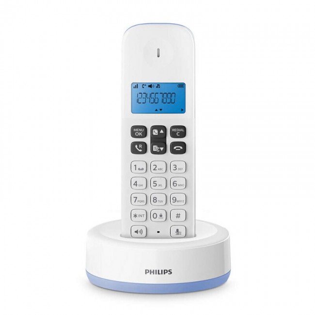 Philips D1611S/GRS Γαλάζιο Ασύρματο Τηλέφωνο (Ελληνικό Μενού) με ανοιχτή ακρόαση, και 50 μνήμες Philips D1611S/GRS Γαλάζιο Ασύρματο Τηλέφωνο (Ελληνικό Μενού) με ανοιχτή ακρόαση, και 50 μνήμες