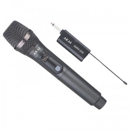 Akai AMW-200 Ασύρματο Δυναμικό Μικρόφωνο Χειρός για Φωνητικά