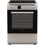 United UFV-68289TP Κουζίνα 69lt με Κεραμικές Εστίες Π60εκ. Inox *