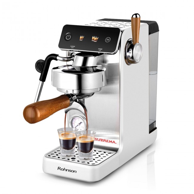 Rohnson R-98300 Suprema Ασημί Μηχανή Espresso 2700W *