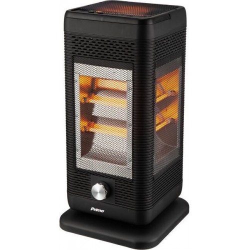 Primo PRQH-81118 Θερμάστρα Χαλαζία 2000W Μαύρη (810118) *