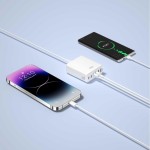 XO L133 Φορτιστης Desktop 75W Gan 3 Θυρες Usb + 3ΘΥρες TYPE-C, 1.5M - (16.006.0259)
