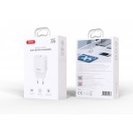 XO L131 Φορτιστής Χωρίς Καλώδιο με Θύρα USB-C 30W Power Delivery Λευκός (16.006.0278)