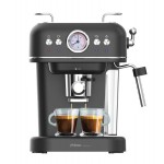 Primo PREM-40444 Μηχανή Espresso 1050W Πίεσης 20bar Μαύρη-Chrome *