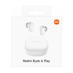 Xiaomi Redmi Buds 6 Play Λευκά Bluetooth Handsfree Ακουστικά με Θήκη Φόρτισης BHR8773GL