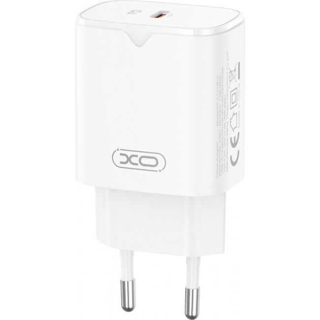XO L131 Φορτιστής Χωρίς Καλώδιο με Θύρα USB-C 30W Power Delivery Λευκός (16.006.0278)