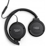 JBL Tune 520C Ενσύρματα On Ear Ακουστικά Μαύρα JBLT520CBLK *