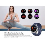 Riversong Motive 10 GT Μπλε Smartwatch με Παλμογράφο