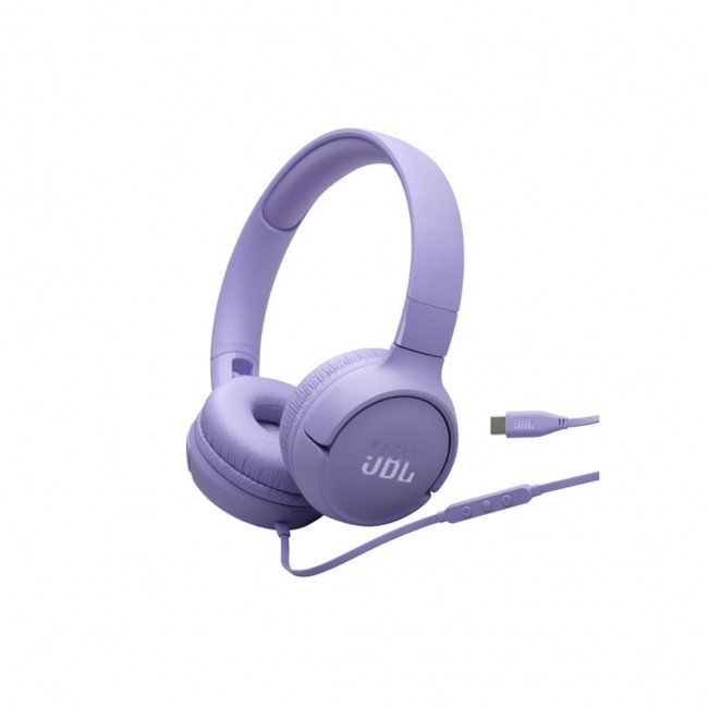 JBL Tune 520C Ενσύρματα On Ear Ακουστικά Μωβ JBLT520CPUR * JBL Tune 520C Ενσύρματα On Ear Ακουστικά Μωβ JBLT520CPUR *