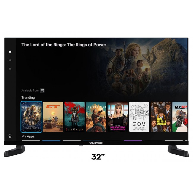 United Smart Τηλεόραση 32" HD Ready LED UN32344T HDR (2024)