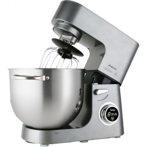 PRIMO PRMB-40529 Κουζινομηχανή 1800W με Ανοξείδωτο Κάδο 8lt 