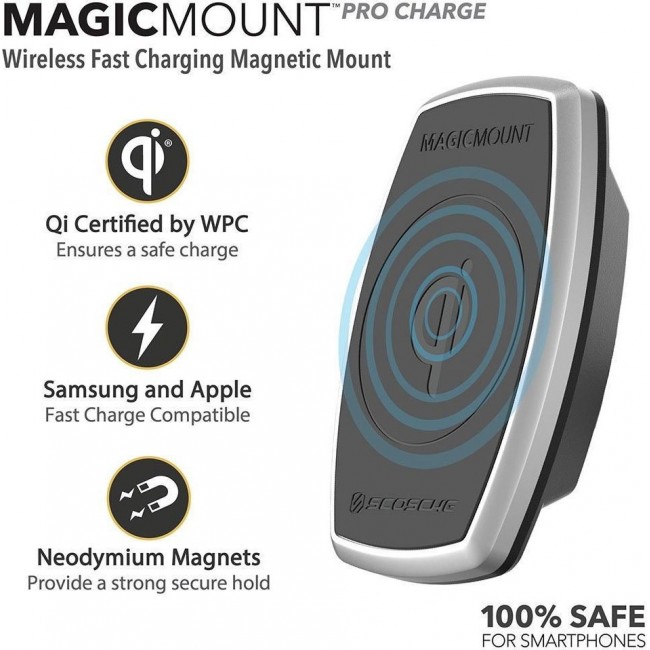 Scosche MPQ2V-XTSP Μαγνητική Βάση Ασύρματης Φόρτισης Smartphone για τον αεραγωγό Scosche MPQ2V-XTSP Μαγνητική Βάση Ασύρματης Φόρτισης Smartphone για τον αεραγωγό