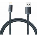 Baseus Crystal Shine Series Cable USB to Lightning 2.4A 1.2m Black - (CAJY000001)