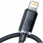 Baseus Crystal Shine Series Cable USB to Lightning 2.4A 1.2m Black - (CAJY000001)