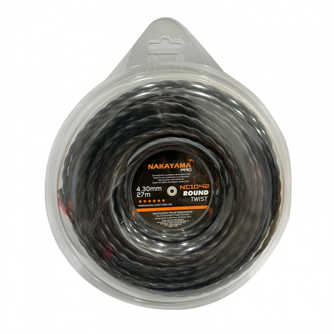 Nakayama Nc1042 Μεσινέζα Στρογγυλή Στριφτή Μήκους 27m και Πάχους 4.3mm