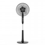 Primo PRSF-80615D Μαύρος Ανεμιστήρας Ορθοστάτης 16'' 40εκ. Με Τηλεχειριστήριο και DC μοτέρ ***