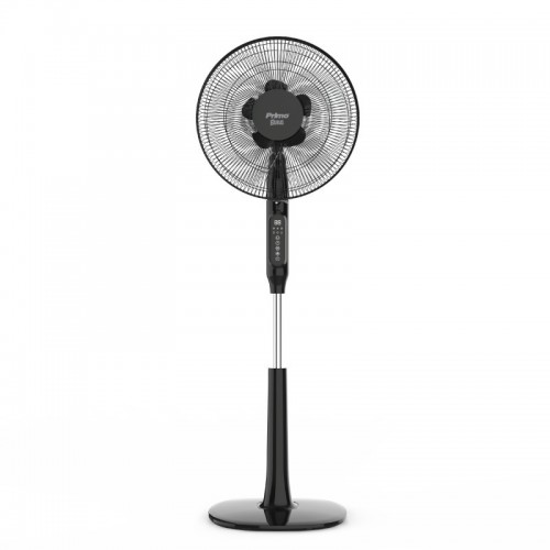 Primo PRSF-80615D Μαύρος Ανεμιστήρας Ορθοστάτης 16'' 40εκ. Με Τηλεχειριστήριο και DC μοτέρ *