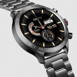 Riversong Motive 9 Max Stainless Steel Γκρι Smartwatch με Παλμογράφο SW903