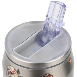 Estia 01-31282 Travel Cup Save the Aegean Ανακυκλώσιμο Μπουκάλι Θερμός Ανοξείδωτο / Πλαστικό BPA Free 500ml Old School με Καλαμάκι *