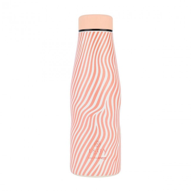 Estia 01-31589 Travel Flask Save Aegean Μπουκάλι Θερμός Ανοξείδωτο BPA Free 500ml Soft Ripple *
